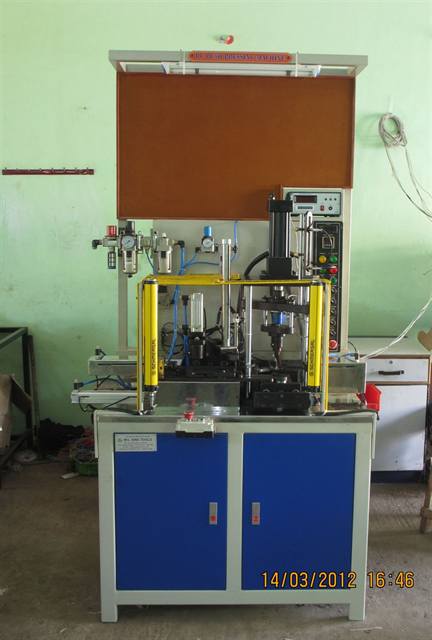 Du-Bush pressing machine built for a Tenneco automotive line